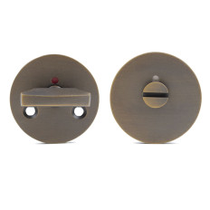 WC-knob F262, 5 mm spindle, 38-42 mm doors (SC) BRO