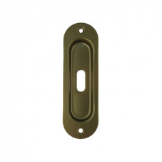 Sliding door handle GABRY with key hole 120x38 mm F4
