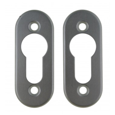 Oval cylinder escutcheon 67x27 mm PZ F4 (SC/E)