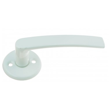 Door handle 006, 38-43 mm doors VA/RAL9010 (SC)